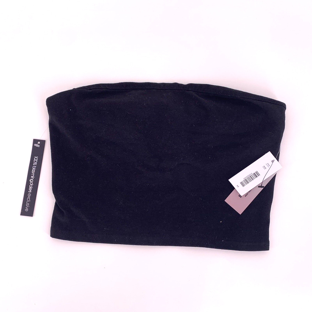 Sunset + Spring Black Tube Top USA M New